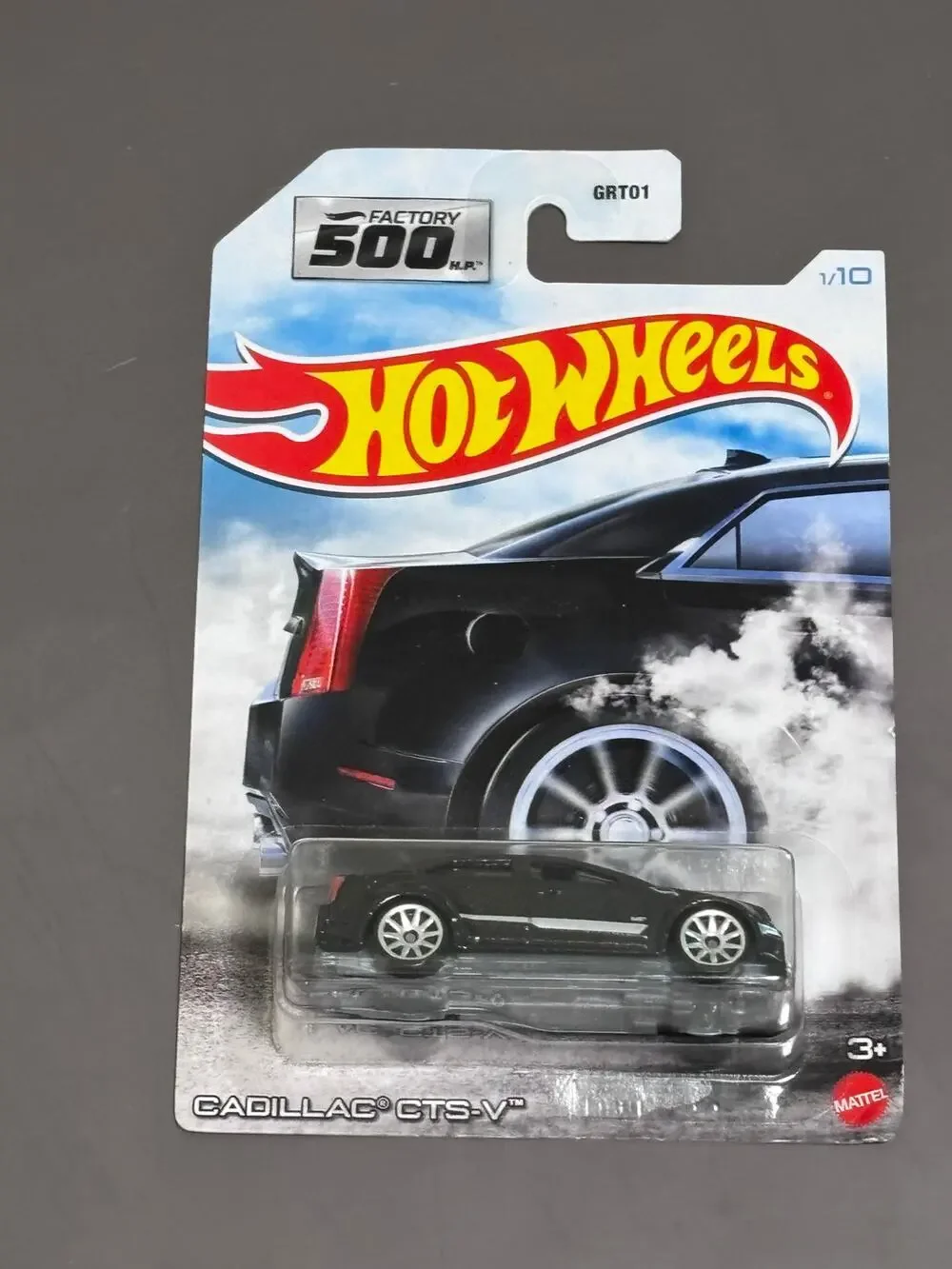 Hot Wheels Cadillac CTS-V 1/10 Factory 500 HP Black 1:64 Diecast Car New